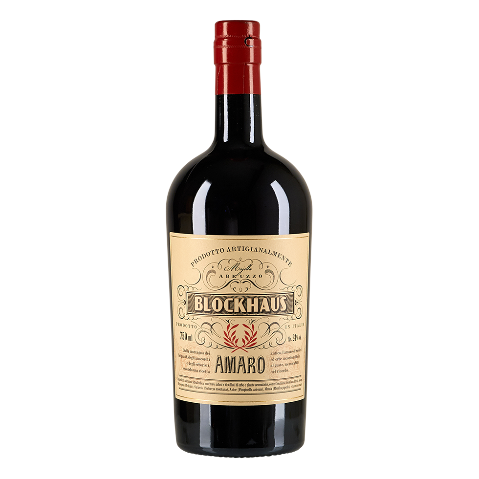 Spinelli Blockhaus Amaro 750 ml bottle